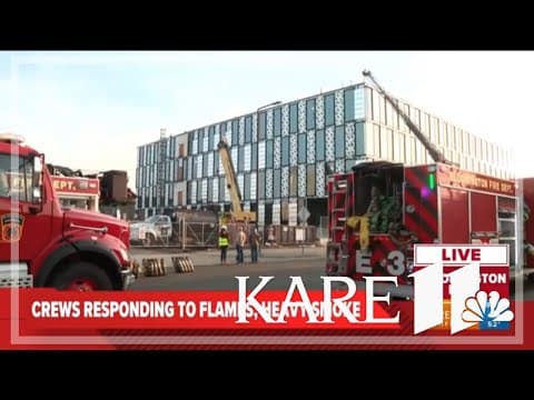 Warehouse fire sends smoke billowing over 494 in Bloomington