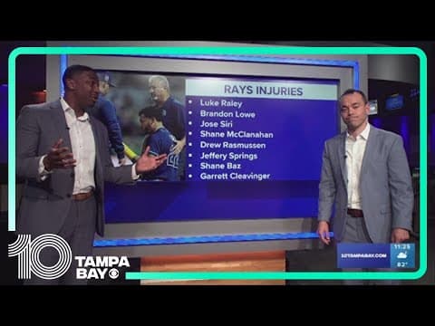 Rays suffer injury bug to 4 players during Blue Jays series