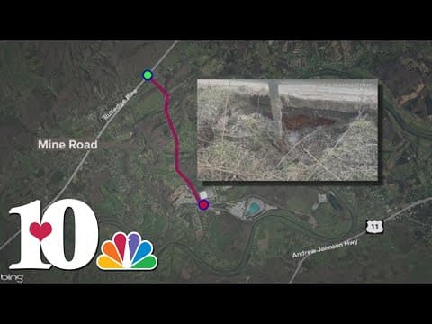 Sinkhole closes part of road near Mascot in Knox County