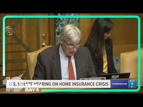 Senate committee hearing dives into Florida's 'screwed up' insurance market