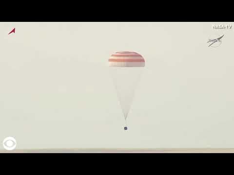 NASA astronaut returns to Earth after setting record for longest single spaceflight by an American