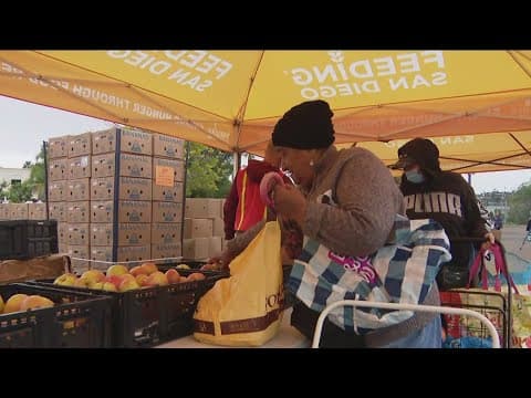 Food distribution in Spring Valley open to families impacted by floods