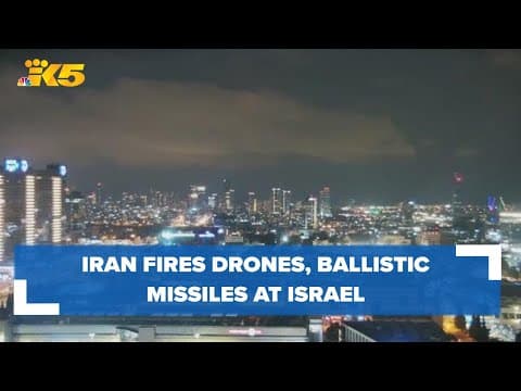 Iran fires drones and ballistic missiles at Israel in unprecedented revenge attack