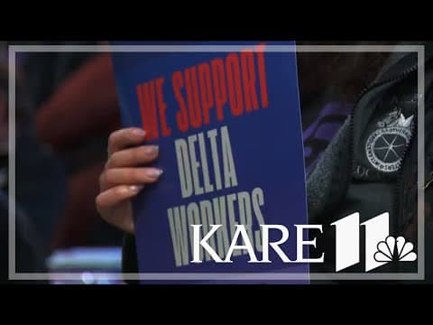 Delta workers rally for union