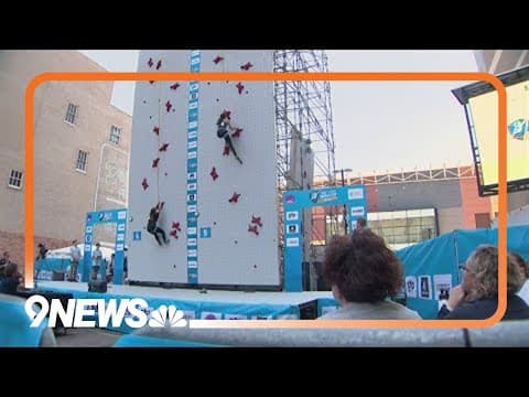 Speed climbing World Cup in Denver