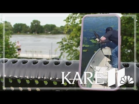 Teenager saves eagle entangled in weeds on Wisconsin lake