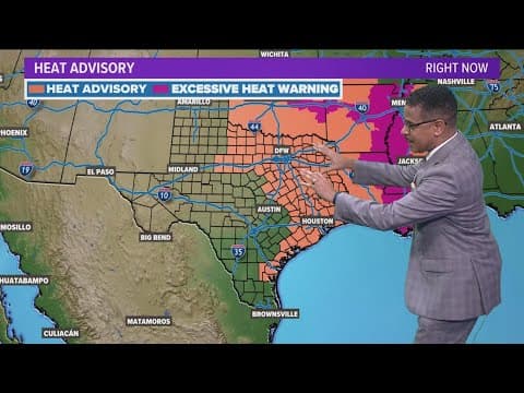 DFW Weather: High temperatures remain in place