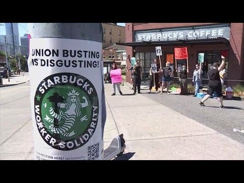 Starbucks Workers on strike in 3 states