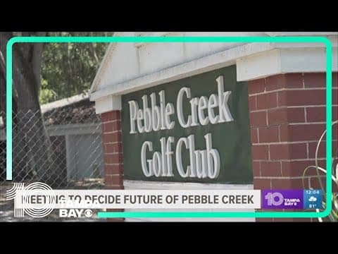 Hillsborough county denies zoning changes to Pebble Creek golf course