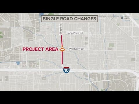 Neighbors in west Houston concerned about planned lane reduction of major thoroughfare