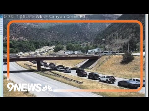 Eastbound I-70 reopens near Glenwood Springs after crash, fuel spill