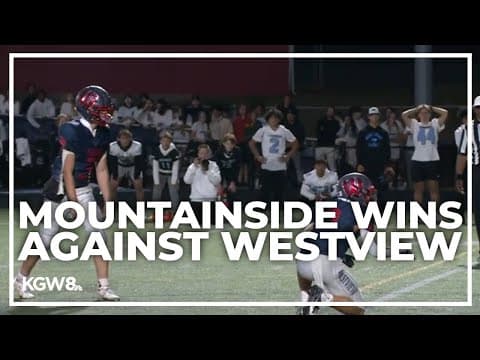 Mountainside wins a nail-biter 31-30 against Westview | Friday Night Football