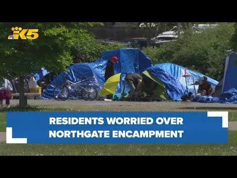 Growing encampment and city response causes concerns for people near Hubbard Homestead Park