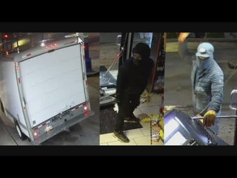 Suspects steal cash register drawers and cash drawer from ATM