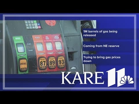 White House selling gas reserves to bring prices down