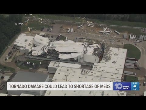 Tornado rips roof off Pfizer plant in North Carolina