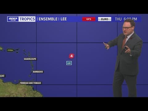 Tropical Update: Major Hurricane Lee likely to get stronger