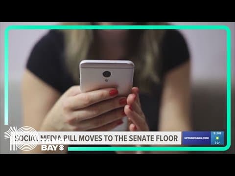 Florida bill limiting kids 15 and younger from having social media accounts goes to Senate floor