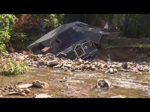 Historic flooding in Connecticut destroys roads, bridges