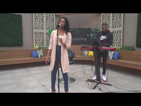 Performer Phe.Be visits CBS 8's Backlot ahead of Sessions at the Shop gig