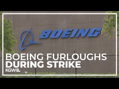Boeing announces temporary furloughs amid machinist strike