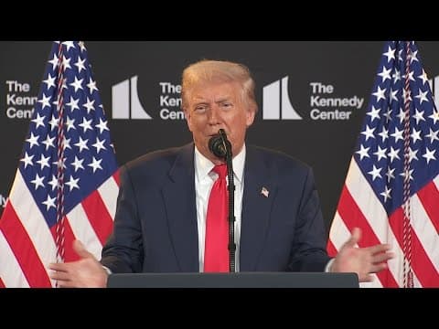 President Trump said he turned down Kennedy Center honorees for being 'woke'