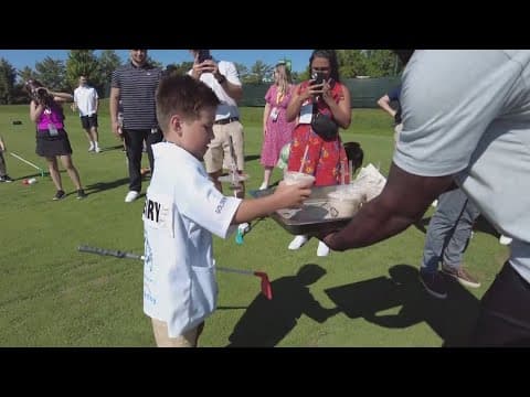Golden Cubs tee off during pro-am before Memorial Tournament