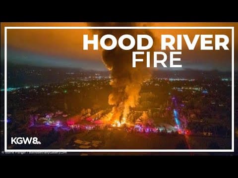Fire breaks out at Hood River millwork facility