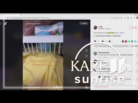 Looking to stay cool in the heat? TikTok users have some ideas