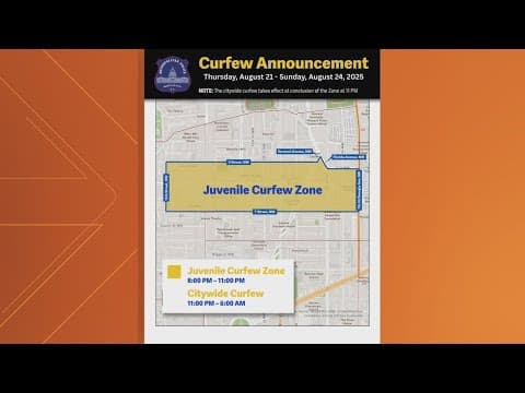 U-Street Curfew begins tonight at 8 p.m.