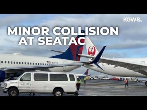 No injuries after 2 planes collide at SeaTac airport