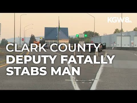 Clark County Sheriff's Office deputy stabs and kills suspected impaired driver