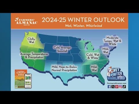 Here is what the Farmer's Almanac says about the forecast for winter