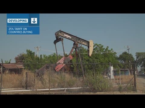 President Donald Trump promises 25% tariff on countries buying oil from Venezuela