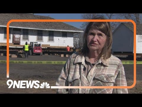 Historic northern Colorado train depot buildings moved