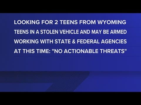 Police: 2 teens may be headed to League City after allegedly stealing vehicle, guns in Wyoming