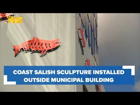 Everett adds Coast Salish sculpture outside municipal building