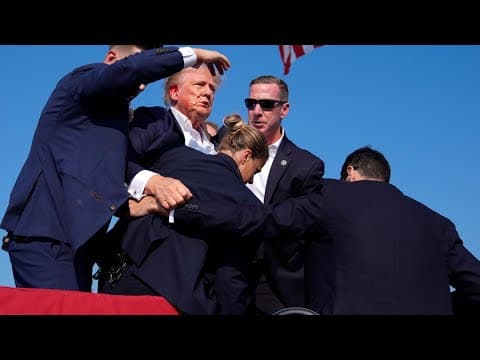 CBS News coverage: Donald Trump whisked off stage after shooting at rally