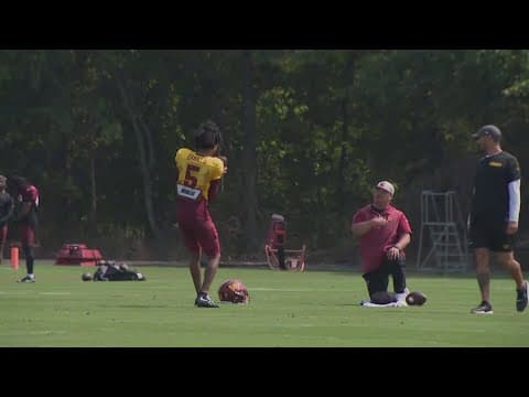 The Commanders prepare for the regular season @ Tampa