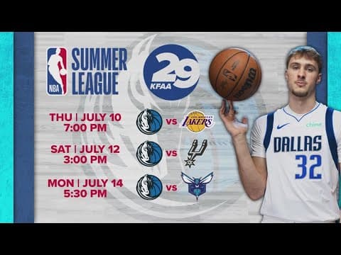 Here's how to watch Cooper Flagg for the first game in a Mavs jersey