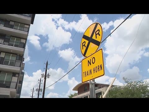 Houston man has been fighting for 30 years to have a 'quiet zone' implemented in his neighborhood