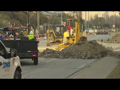 Atmos Energy crews continue to work to repair gas leak in North Dallas