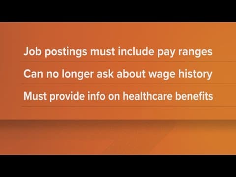 New law requires companies to include salary amounts on job postings