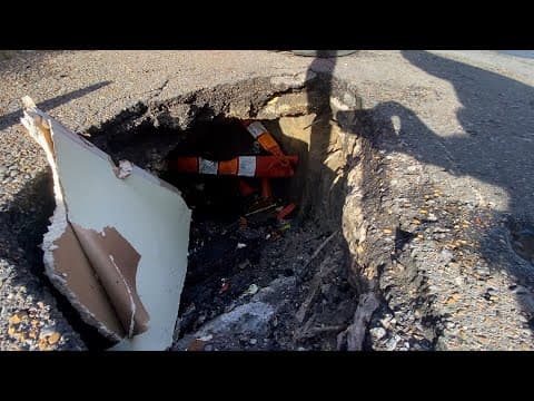 St. Philip Street sinkhole