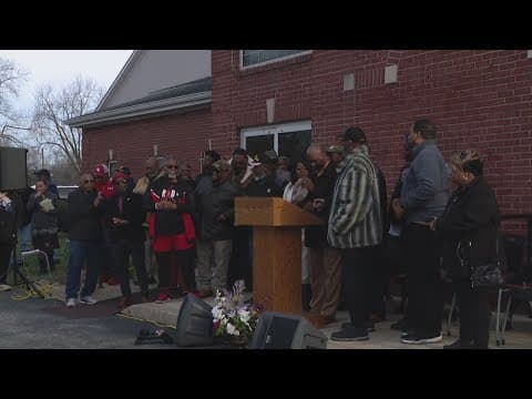 Vigil held at Haughville church targeted by vandals