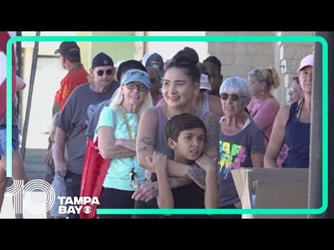 'It fills my heart': Volunteers hand out Thanksgiving meals at Madeira Beach for those impacted by h