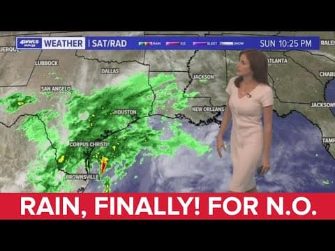 New Orleans Weather: Heavy rain could put dent in drought
