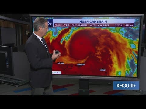 Tracking the tropics: Latest on Category 4 Hurricane Erin