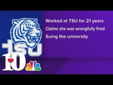 Woman sues Tennessee State University, says she was wrongfully fired