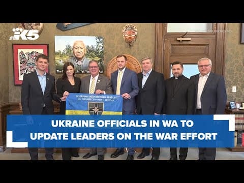Ukraine officials are in Washington this week to update leaders on war effort